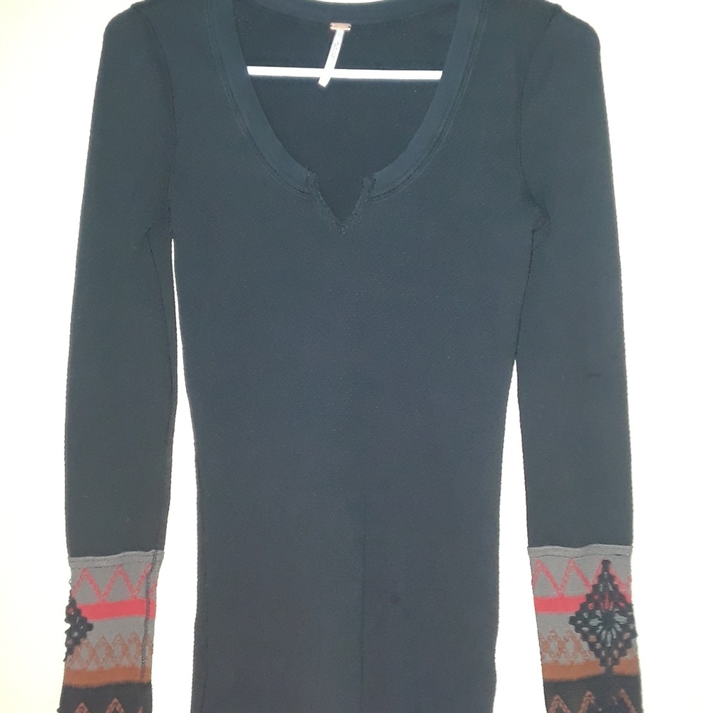 Free People Medium Thermal Shirt